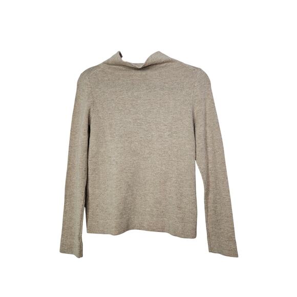 NEW Hobbs London XS Audrey Jumper Sweater Oatmeal Wool Cashmere Funnel Neck - Picture 6 of 6